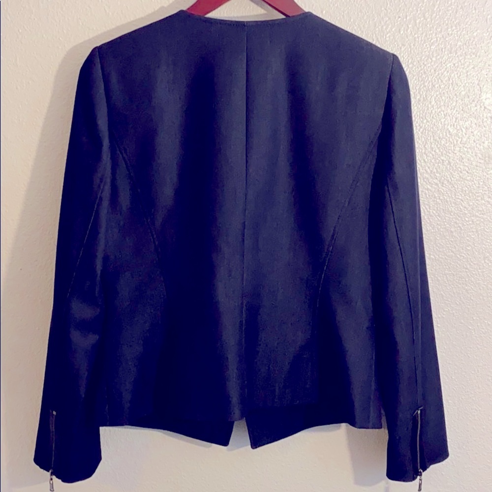 Blue Tahari Petite Blazer - Picture 4 of 4